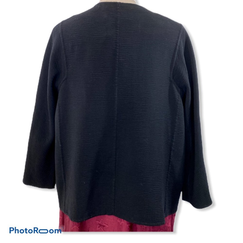 Lafayette 148 Open Front Wool Jacket Large - image 2